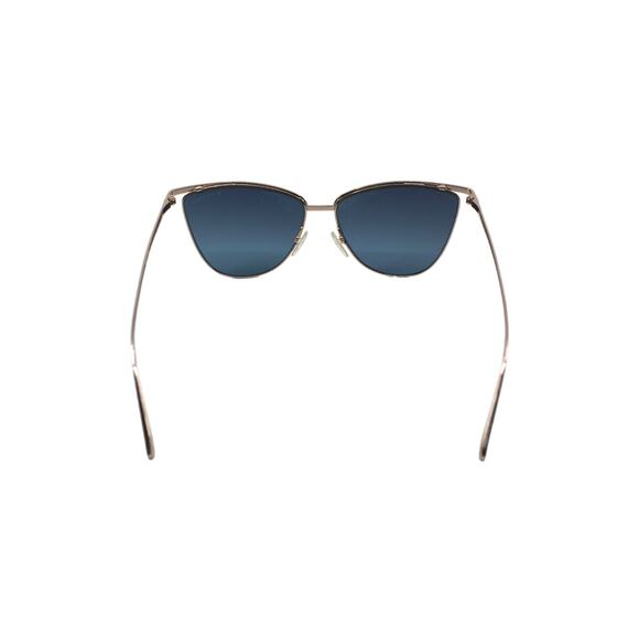 D0 New TOM FORD Veronica FT684 28W Gold Blue Mirror 58-14-140 Sunglasses main image 8